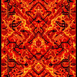 Exuberant Geometric Lava Influence(Red)