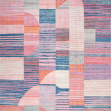 Colorful Modern Textured Motif(Pink)
