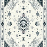 Modern Subtle Patterned Hide Accent(White)