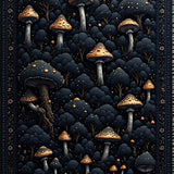 Boho Hallway with Rubber Backing(Black)
