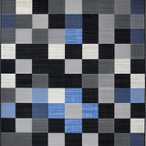 Contemporary Minimalist Checkered Style(Black)