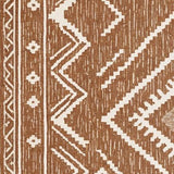 Yellowbrown Cream Tribal Entryway Area(Brown)