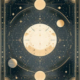 Stylish Modern Starry Night Theme(Gold)