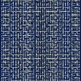 Modern Ogee Design with Contrast(Blue)