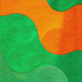 Modern Abstract Green Teal(Green)