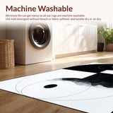 Contemporary Monochrome Yin Yang(Black)