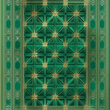 Abstract Gold Gray Fusion(Green)