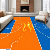 Vibrant Orange Court Theme(Blue)