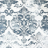 Modern Vintage Inspired Floral Print(Blue)