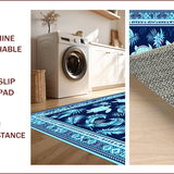 Tropical Turtle Geometric Delight(Blue)