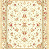Vintage Inspired Round Floral Motifs(Beige)
