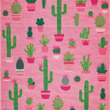 Modern Tropical Greenery Design(Pink)