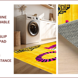 Chic Abstract Animal Motif(Yellow)