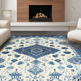 Luxurious Tiled Floral Aesthetic(Blue)
