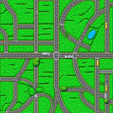 Educational Traffic Road Nursery Game Area(Green)
