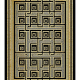 Elegant Abstract Lattice Formation(Gold)