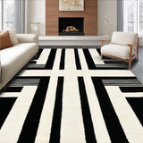 Striking Monochrome Striped Aesthetic(Black)