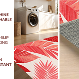 Contemporary Bold Leaf Motif(Red)