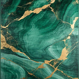 Timeless Green and Gold Elegance(Green)