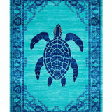Coastal Serenity Teal Whimsy(Blue)