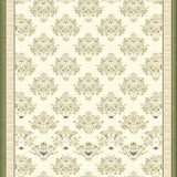 Artisan Crafted Beige Area Elegant Fringed Design Durable Weave(Beige)