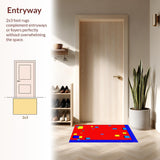 Colorful Interactive Map Design(Red)