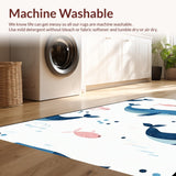 Whimsical Coastal Whale Motif(Blue)