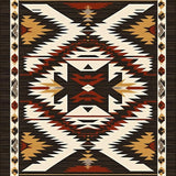 Elegant Chocolate Geometric Design(Black)