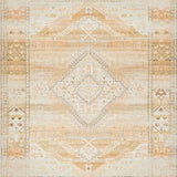 Distressed Boho With Protective Backing For Contemporary Space(Beige)