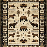 Cozy Lodge Inspired Nature Theme(Beige)