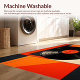 Vibrant Semi Circle Record Design(Black)