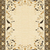 Jungle Cat Beige Animalistic Print Hallway Area(Beige)