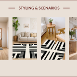 Striking Monochrome Striped Aesthetic(Black)