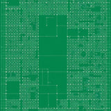 Vibrant Cityscape Playful Arrangement(Green)