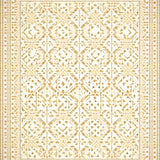 Premium Boho Inspired Area with Artisanal Trellis(Ivory)