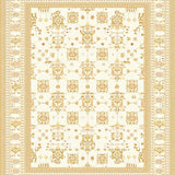 Artistic Beige Ornamental Mousepad Non Slip Desk Accessory(Beige)