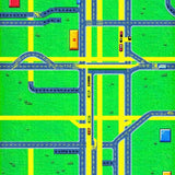 Whimsical Urban Landscape Tapestry(Green)