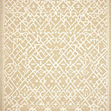 Diamond Trellis Indoor/ Area Boho Geometric Design(Beige)