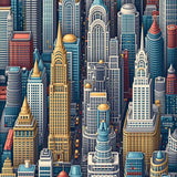 City Themed Vibrant Kids Playroom Road(Blue)