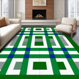 Trendy Minimalist Green Checker Theme(Green)