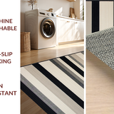 Modern Beige Black Symmetry(Beige)