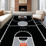 Playful Graphic Court Layout(Black)