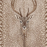 Antelope Print Beige Kitchen Runner(Beige)