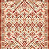 Modern Area with Distinctive Inspired in Warm Shades(Red)