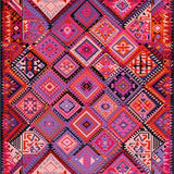 Artistic Color Splash Geometric Design(Pink)