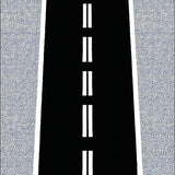 Energetic Airplane Trail Motif(Gray)