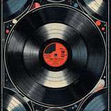 Contemporary Elegant Circular Motif(Black)