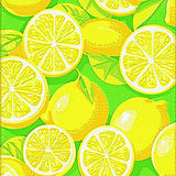Bold Tropical Graphic Floor Accent(Yellow)