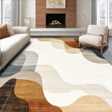 Abstract Earth Tone Area with Gradient Texture(Beige)