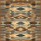 Contemporary Faux Fur Wildlife Print(Brown)